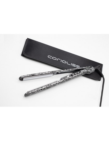 Corioliss C3 Hair Straightener Silver Paisley Soft Touch