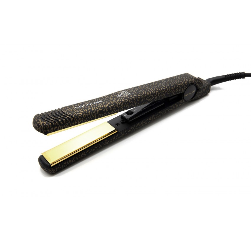 Corioliss C Style Hair Straightener Gold Leopard Soft Touch