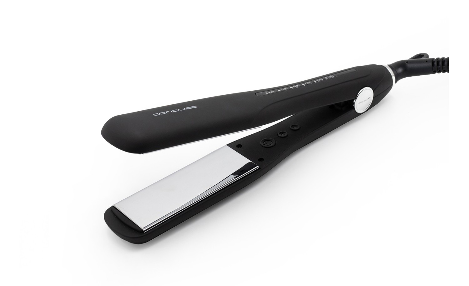 Pegla za kosu The Wide Black Soft Touch | Službena trgovina Corioliss®