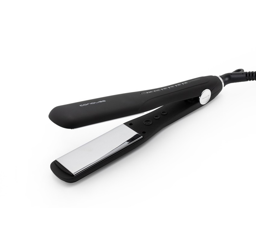 Pegla za kosu The Wide Black Soft Touch | Službena trgovina Corioliss®