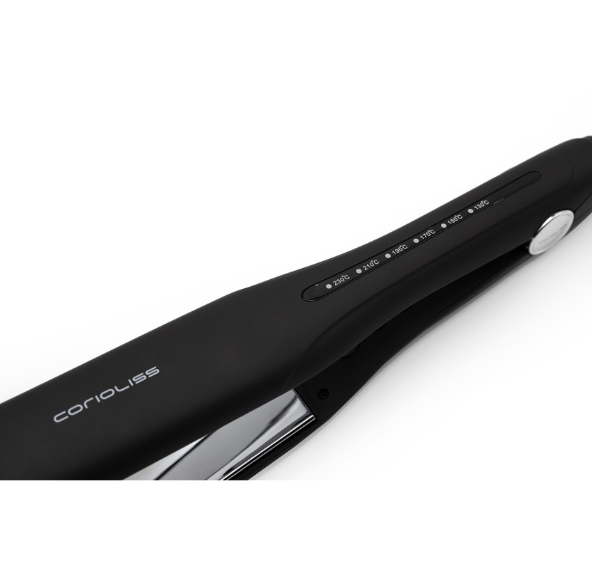 Pegla za kosu The Wide Black Soft Touch | Službena trgovina Corioliss®