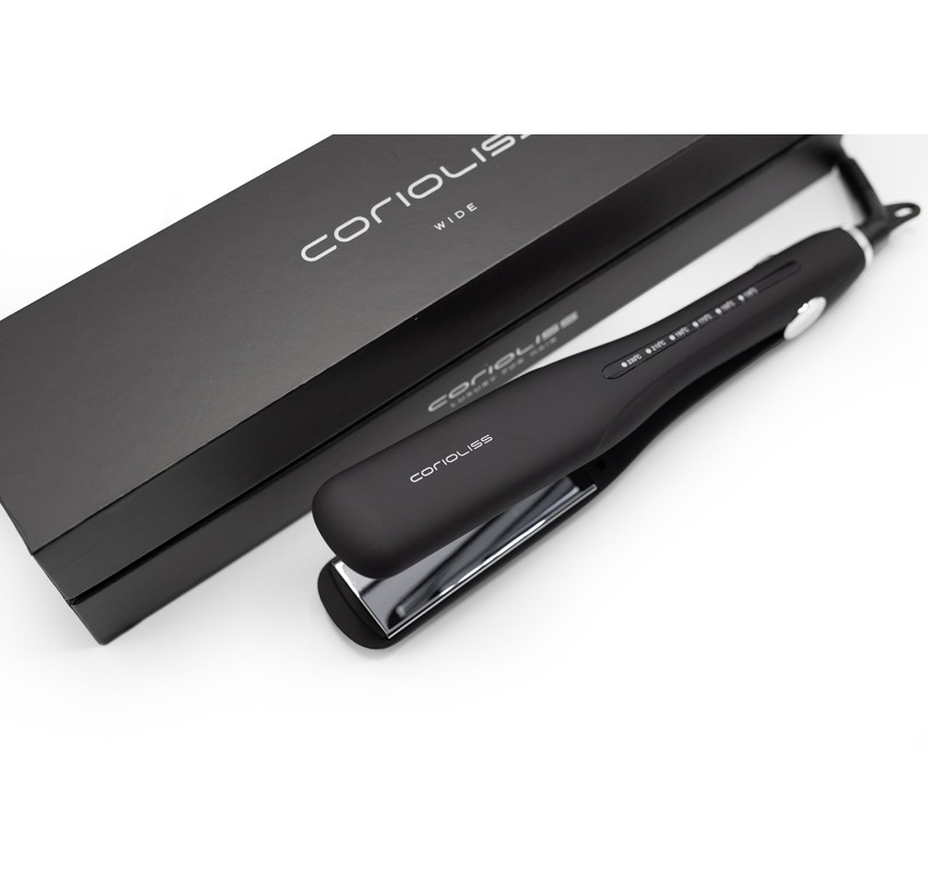 Pegla za kosu The Wide Black Soft Touch | Službena trgovina Corioliss®