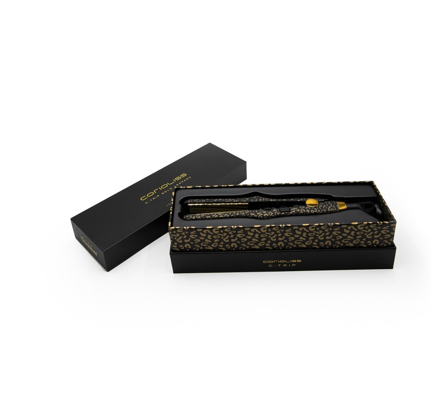 Pegla za kosu C-Trip Gold Leopard Soft Touch | Službena trgovina Corioliss®