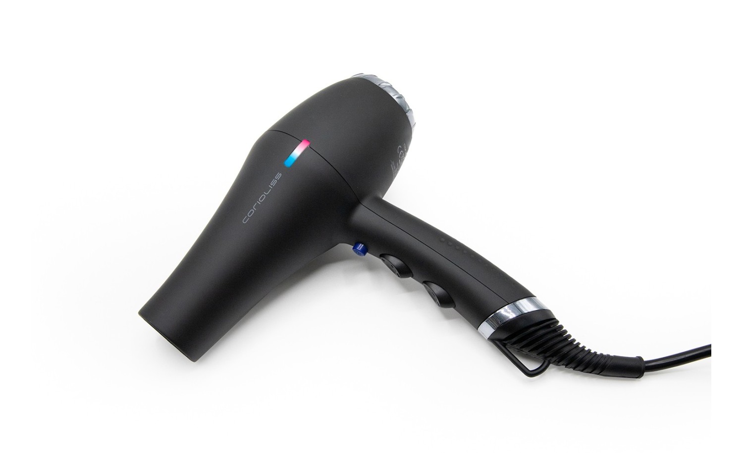 Sušilo za kosu Corioliss Flow Power Black Chrome | Službena trgovina Corioliss®