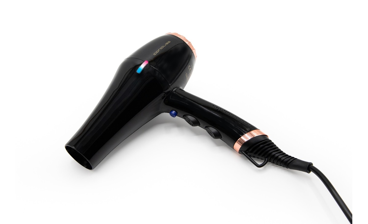 Sušilo za kosu Corioliss Flow + Dryer Black Copper | Službena trgovina Corioliss®