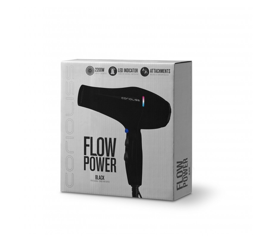 Corioliss Flow Power Black Gloss Hair...