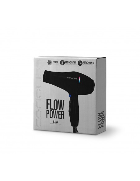 Corioliss Flow Power Black Gloss Hair Dryer