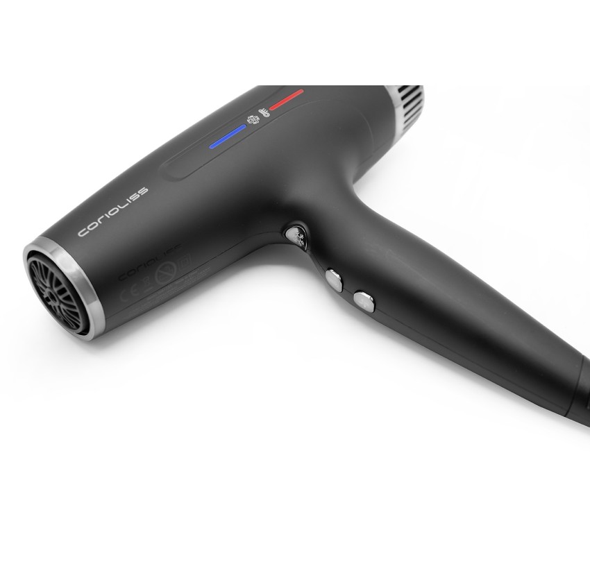 Sušilo za kosu Corioliss® Typhoon Black Chrome | Službena trgovina Corioliss®
