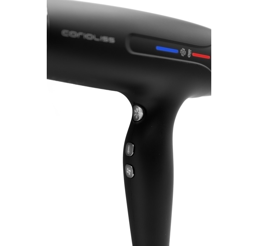 Sušilo za kosu Corioliss® Typhoon Black Chrome | Službena trgovina Corioliss®