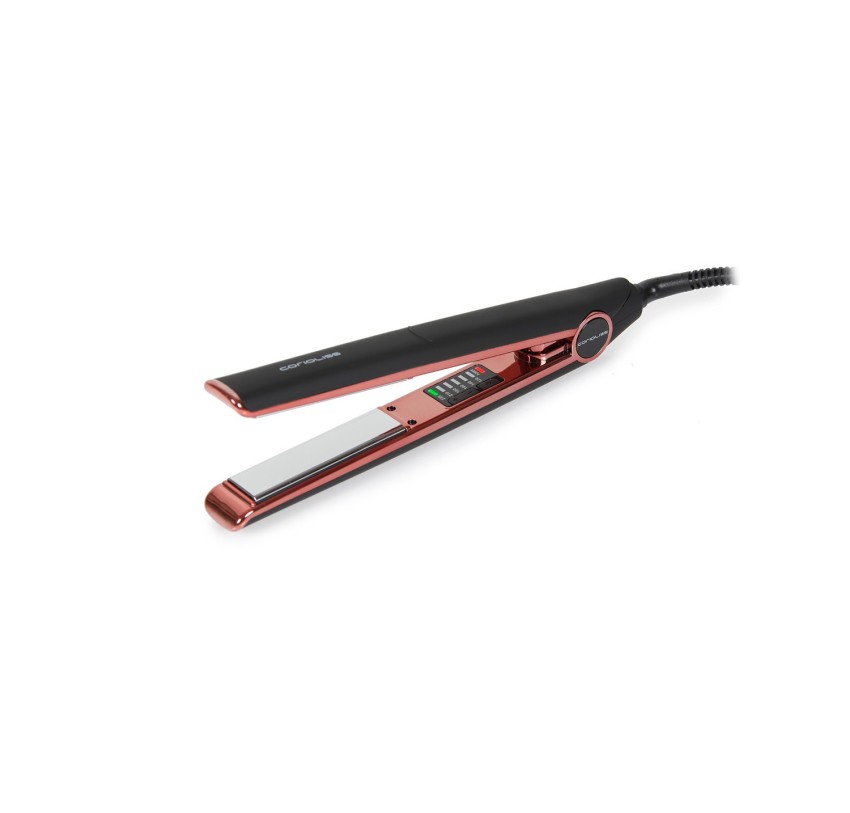 Pegla za kosu C1 Black Soft Touch Copper | Službena trgovina Corioliss®