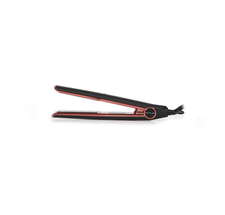 Pegla za kosu C1 Black Soft Touch Copper | Službena trgovina Corioliss®