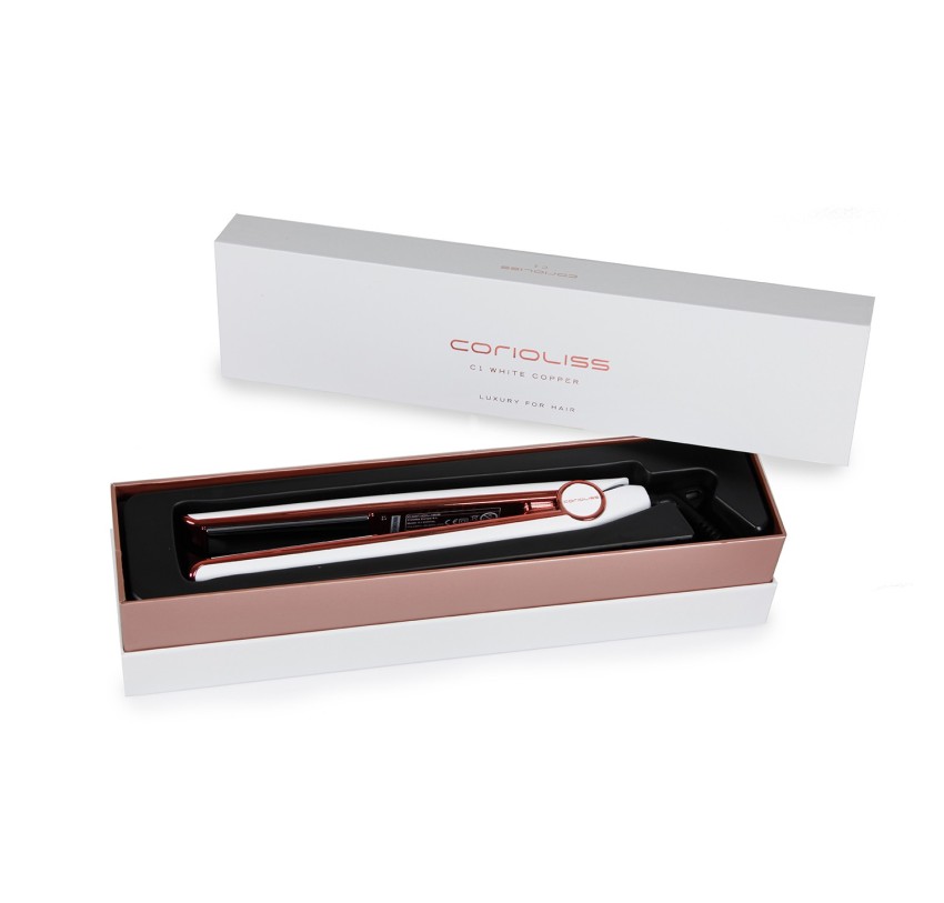 Pegla za kosu C1 White Soft Touch Copper | Službena trgovina Corioliss®