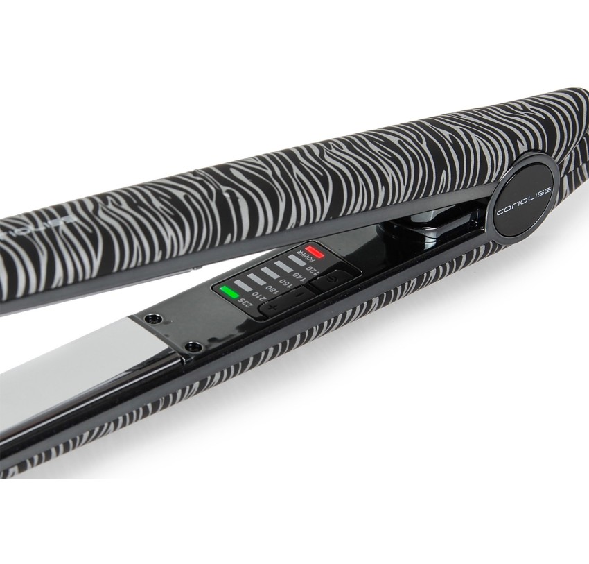 Pegla za kosu C1 Silver Zebra Soft Touch | Službena trgovina Corioliss®