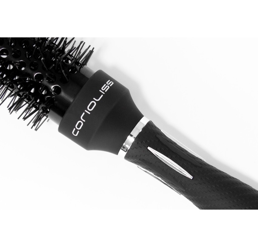 Četka Corioliss The Brush Titanium Black Green 33mm | Službena trgovina Corioliss®