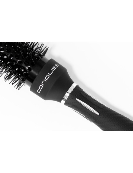 Četka Corioliss The Brush Titanium Black Green 33mm | Službena trgovina Corioliss®