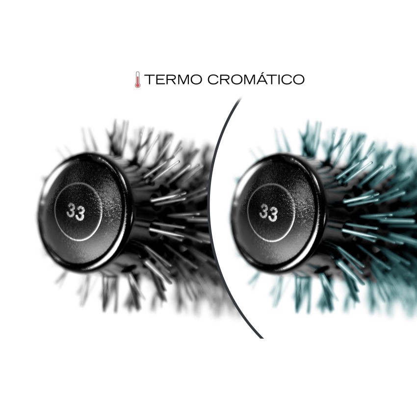 Četka Corioliss The Brush Titanium Black Green 33mm | Službena trgovina Corioliss®