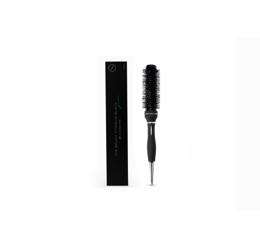 Četka Corioliss The Brush Titanium Black Green 33mm | Službena trgovina Corioliss®
