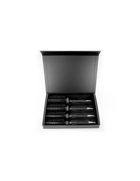Komplet četki Corioliss The Brush Titanium Black Green Kit 4 | Službena trgovina Corioliss®