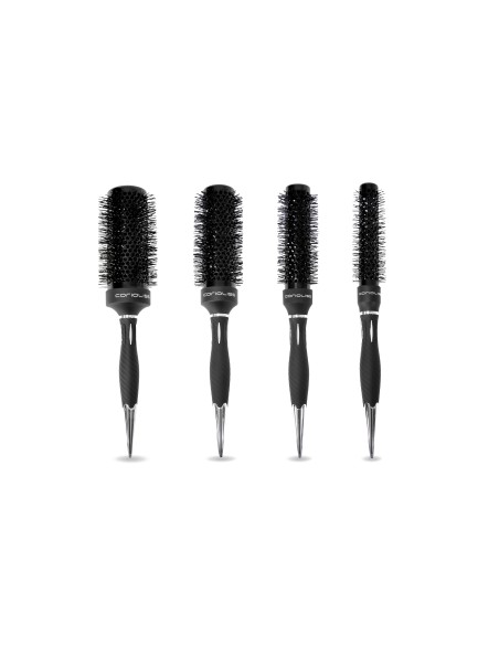 Komplet četki Corioliss The Brush Titanium Black Green Kit 4 | Službena trgovina Corioliss®