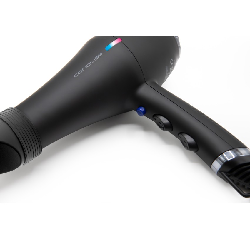 Sušilo za kosu Corioliss Flow Power Black Chrome | Službena trgovina Corioliss®