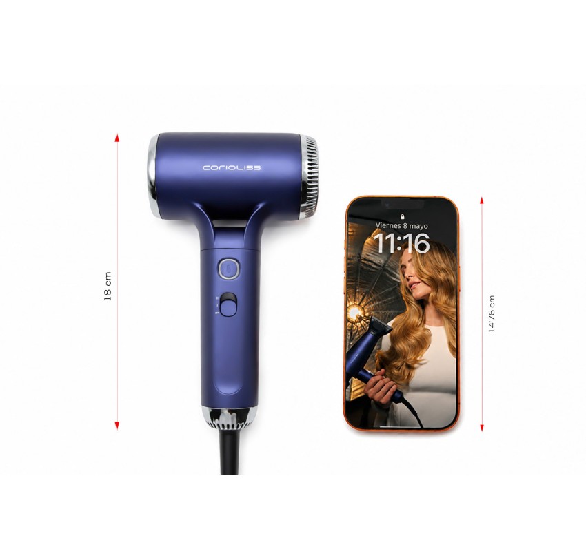 Sušilo za kosu Corioliss® Breeze Blue | Službena trgovina Corioliss®