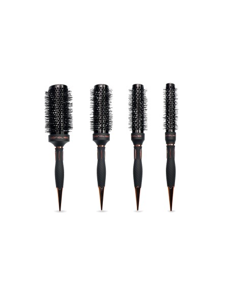 Komplet četki Corioliss The Brush Titanium Black Copper Green Kit 4 | Službena trgovina Corioliss®