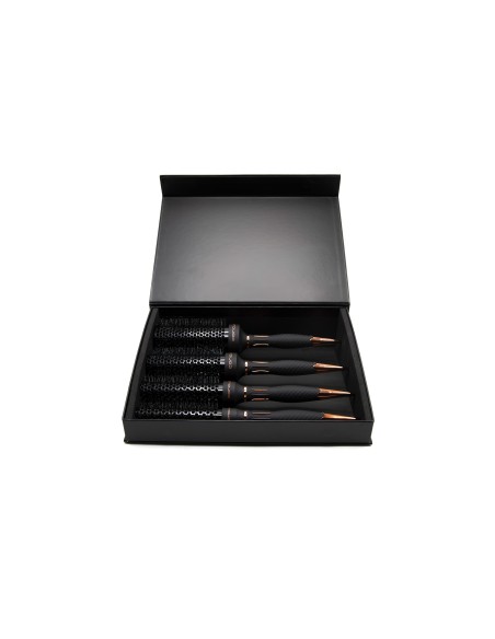 Komplet četki Corioliss The Brush Titanium Black Copper Green Kit 4 | Službena trgovina Corioliss®