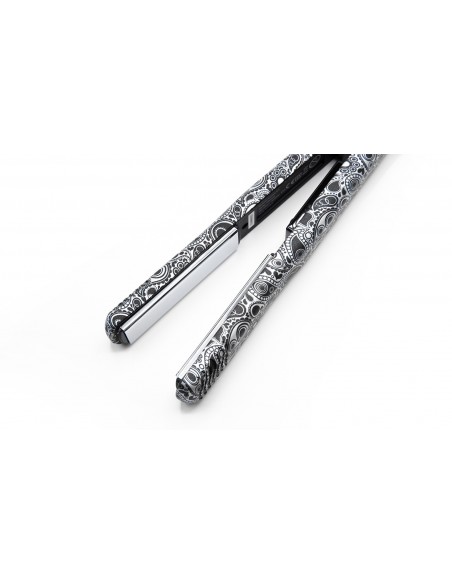 Corioliss C Style Hair Straightener Paisley Silver Soft Touch