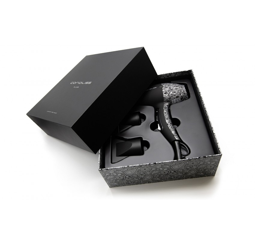 Corioliss Flow Black Paisley Silver... Corioliss Flow Black Paisley Silver...