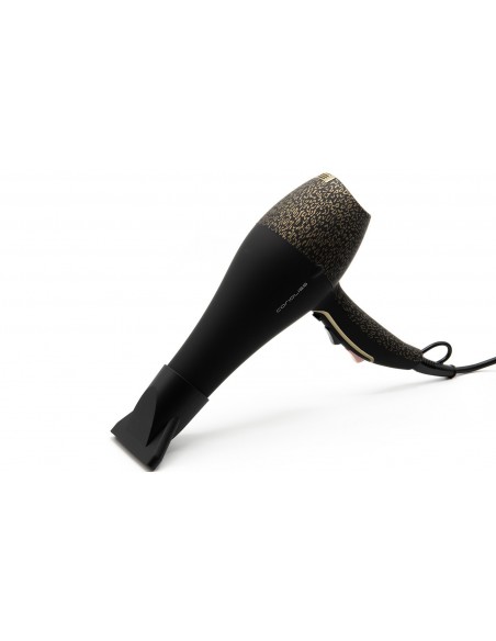 Corioliss Flow Black Gold Leopard Soft Touch Hair Dryer