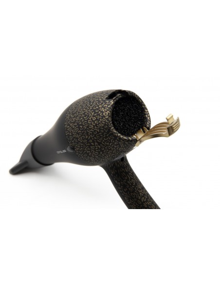 Corioliss Flow Black Gold Leopard Soft Touch Hair Dryer