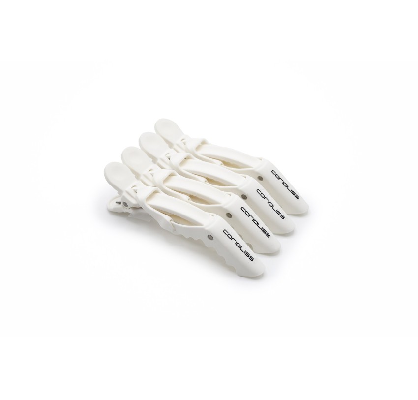 Kopče Corioliss Croc Hair Clips White | Službena trgovina Corioliss®