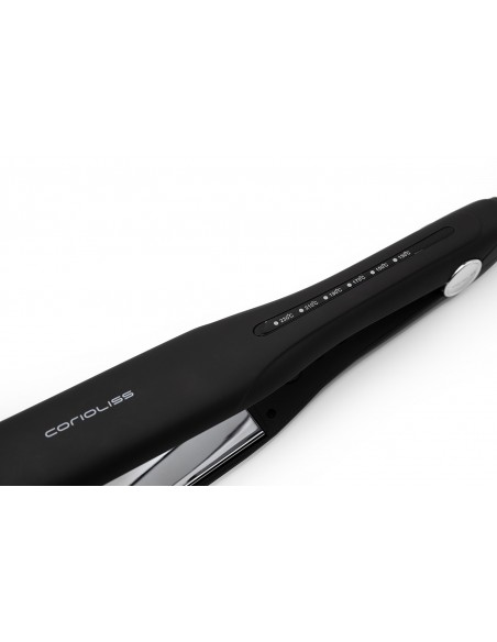 Corioliss The Wide Hair Straightener Black Soft Touch