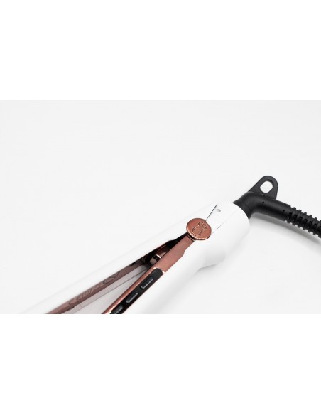 C3 Hair Straightener White Soft Touch Copper